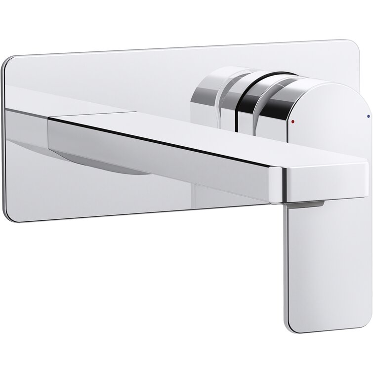 Kohler Parallel Wall-Mount Single-Handle Bathroom Sink Faucet